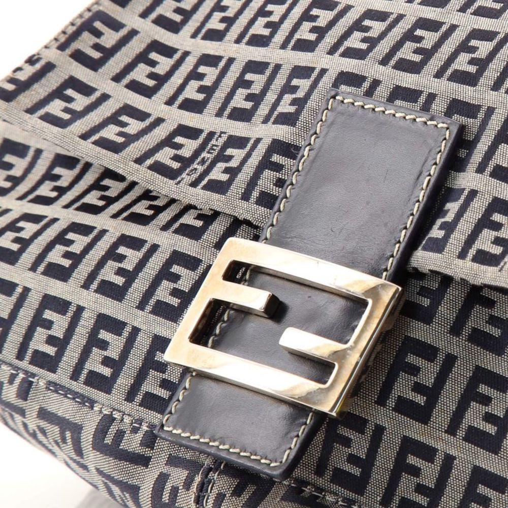 Fendi Mama Forever Bag Zucchino Canvas Blue - Picture 6 of 8